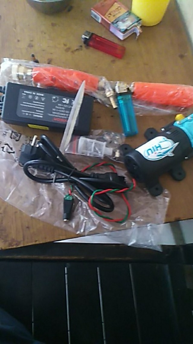 Pompa Air Tekanan Tinggi Doorsmeer Mini Steam Dc 12v Paket Lengkap Tanpa Selang Hiu 5a