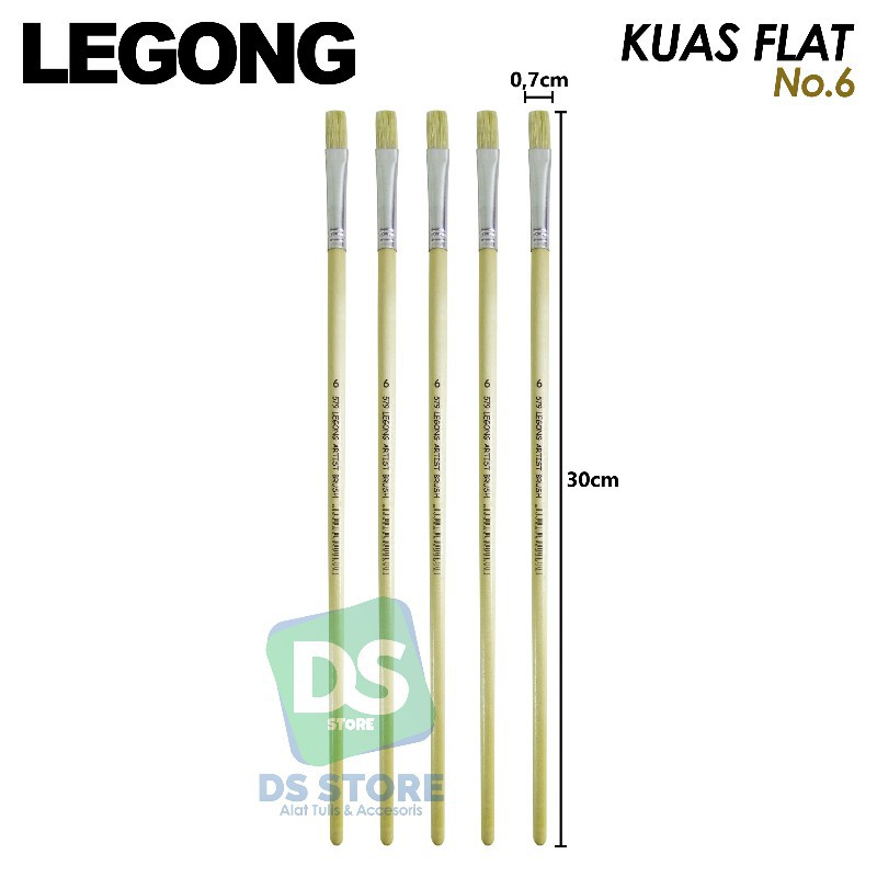 

LEGONG KUAS LUKIS FLAT (579) No. 1 sampai No. 7