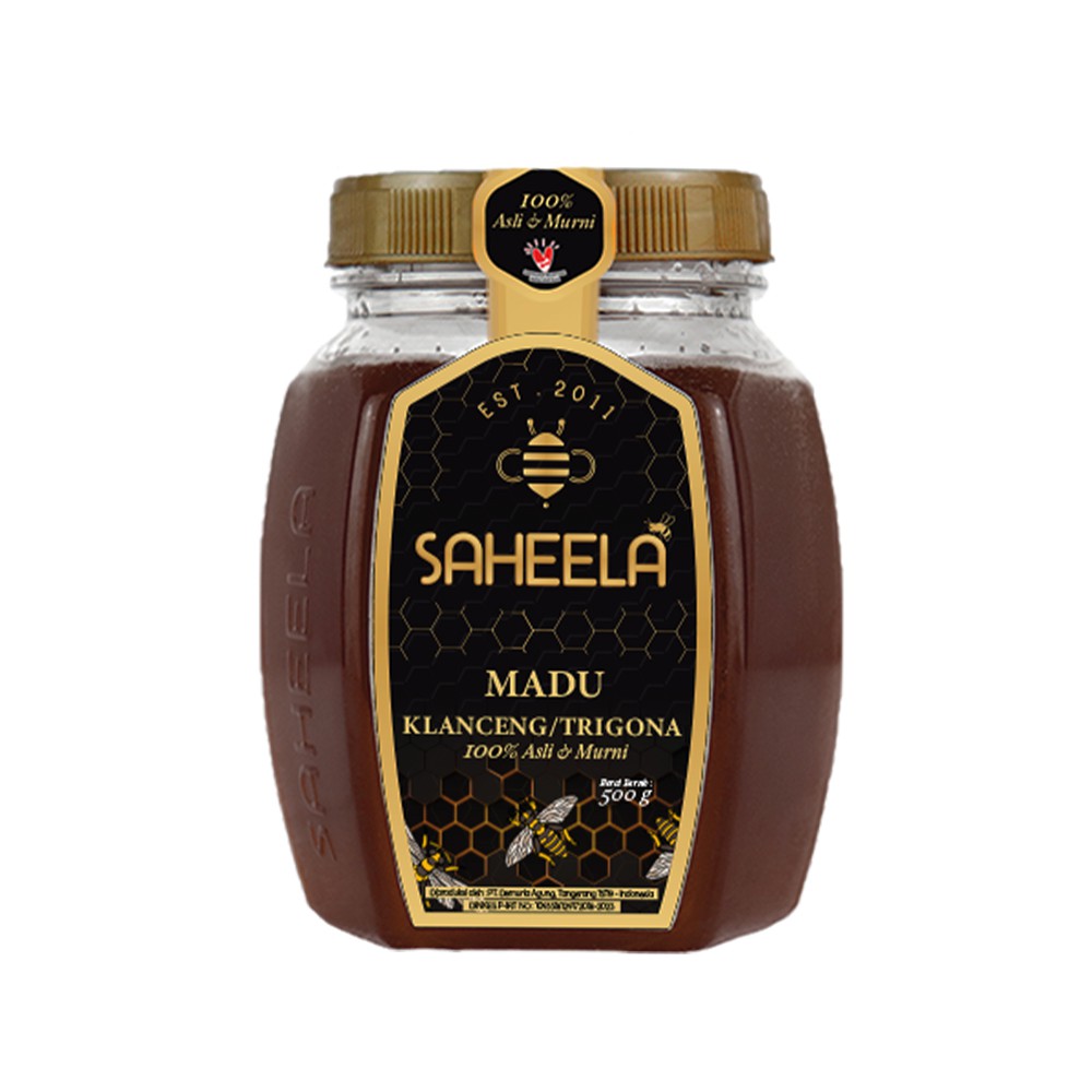 

SAHEELA Madu Klanceng 500g Trigona Murni Tokoshobi Herbal