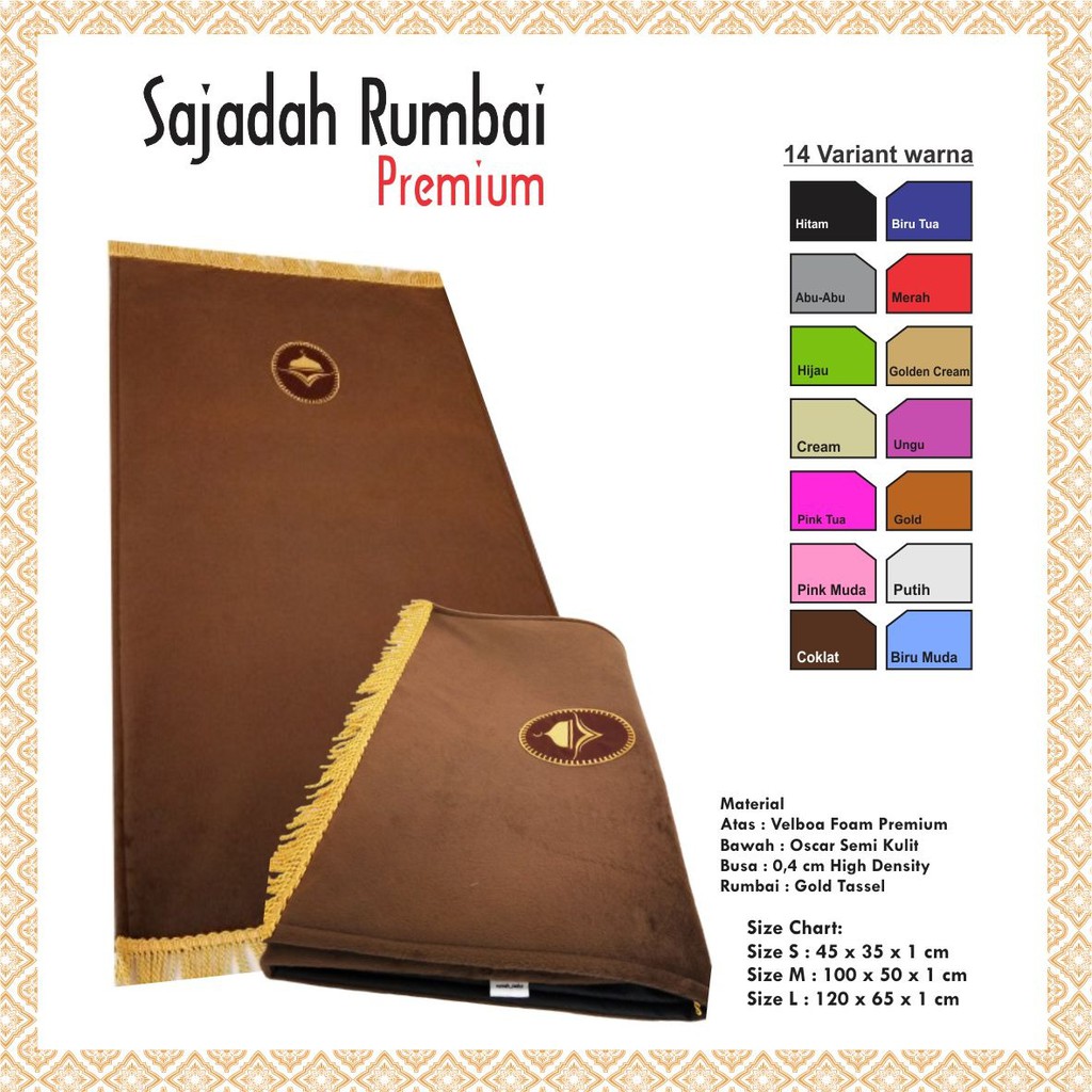 Jual SAJADAH POLOS WARNA COKLAT TUA SIZE BESAR - SAJADAH BESAR ...