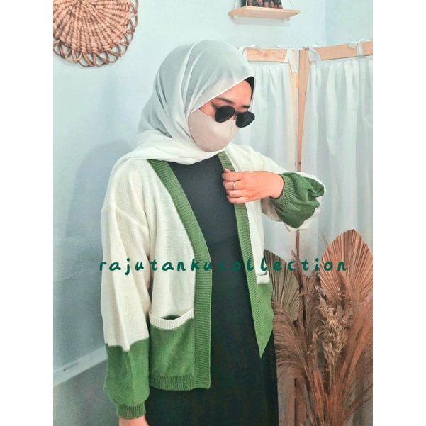 KARDIGAN CLARISA COMBO  RAJUTANKUCOLLECTION