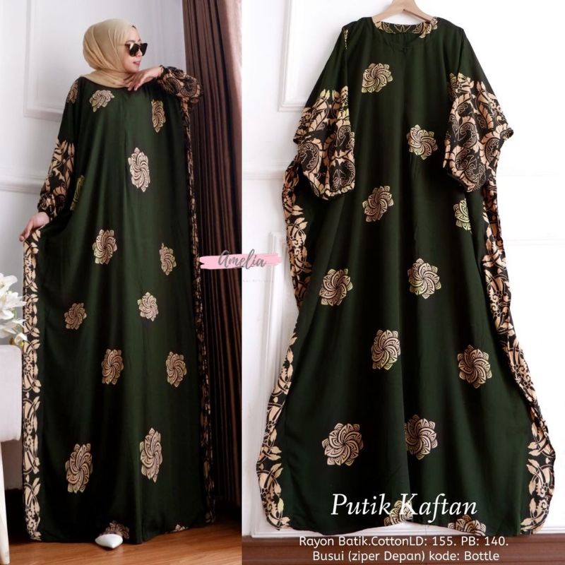 BUNDA HOME KAFTAN / LONGDRESS KAFTAN / GAMIS KAFTAN SUPER JUMBO