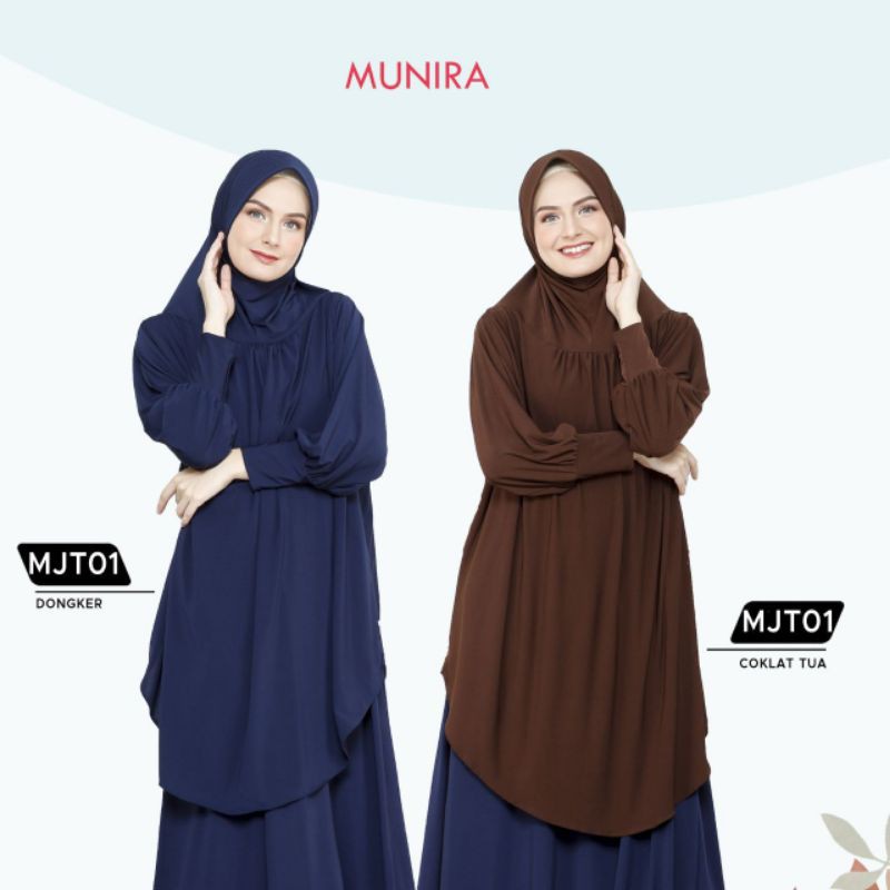 Model Jilbab Tangan Bergo Tangan Jitang Munira MJT01 Bahan Jersey Premium Jumbo Terlaris Ternyaman