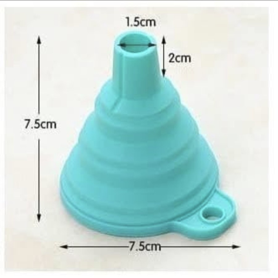 CORONG SILIKON LIPAT PORTABLE / CORONG AIR SILIKON / CORONG MINYAK SERBAGUNA SILICONE FUNNEL