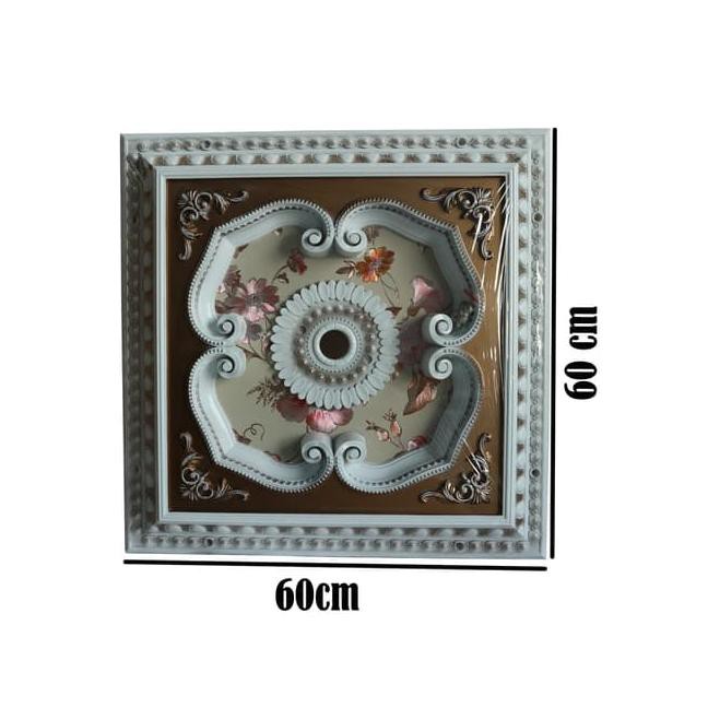 Muraaaahh.. Ornamen lampu plafon pvc ukuran 60 x 60 cm