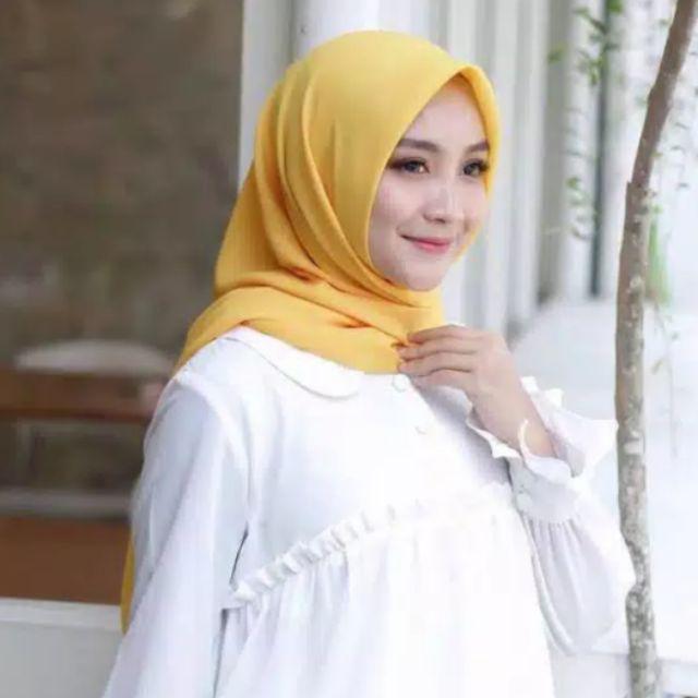 JILBAB SEGIEMPAT BELLA SONIC B LASER CUT ANSANIA-BELLA SONIC KUNING