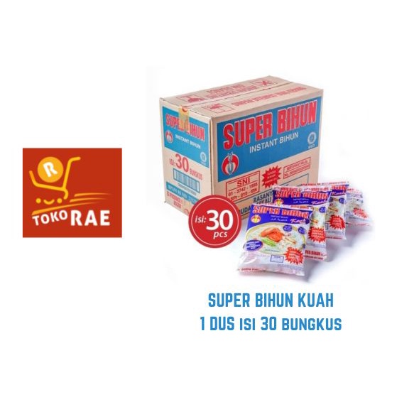 

Super Bihun Kuah Instant 1 dus isi 30 bungkus