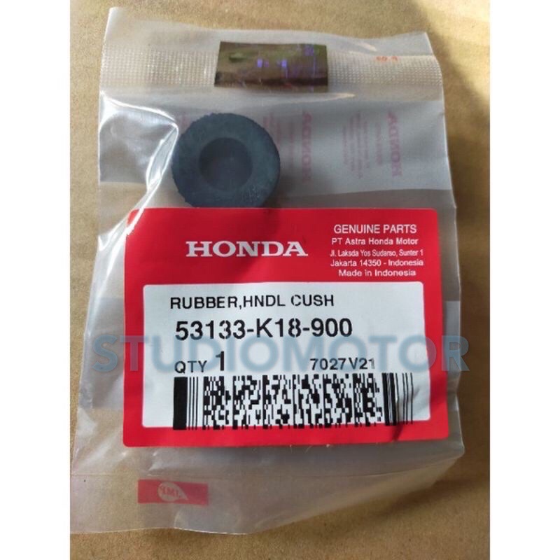 53133-K18-900 53133K18900 Karet Dudukan Stang Riser Stir Kemudi Rubber Raiser Handle CB150R Verza CRF 150 Megapro Monoshock CB 150R Original 53133-K18-900 53133K18900