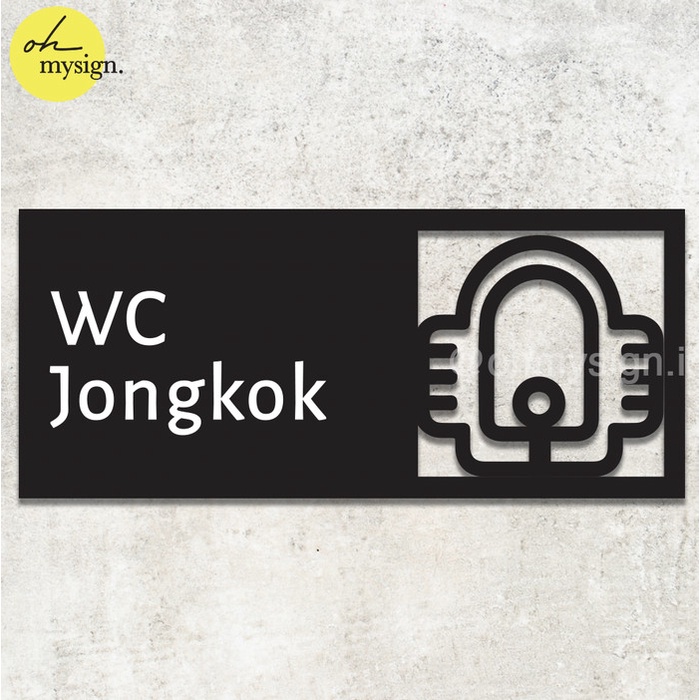 

Grosir Sign WC Jongkok Akrilik | Acrylic Sign Modern | Sign Board