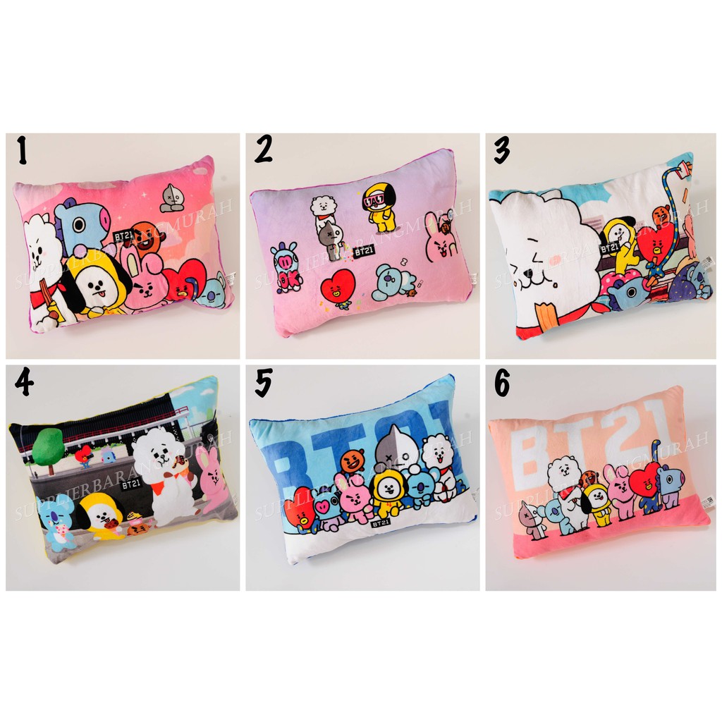 Bantal Korea Kpop BTS BT21 Korean Pop Star HM0335