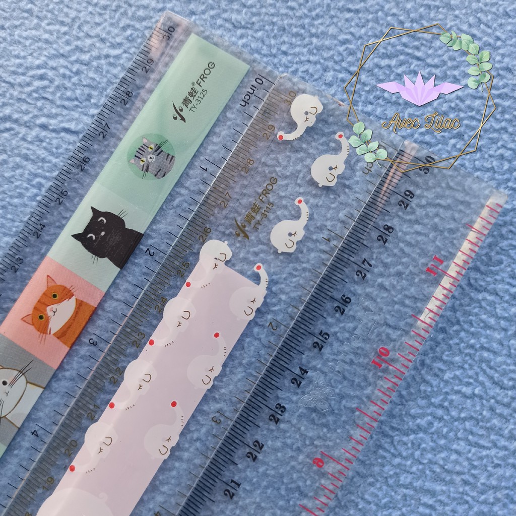 

Penggaris 30 cm Karakter dan Polos
