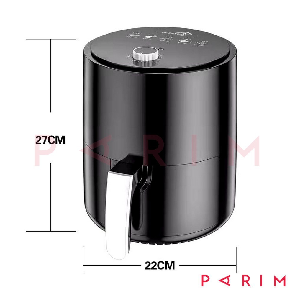 AIR FRYER PENGGORENGAN BEBAS MINYAK LEBIH SEHAT DAN HIGIENIS BERMEREK YK DESIGN YK-811