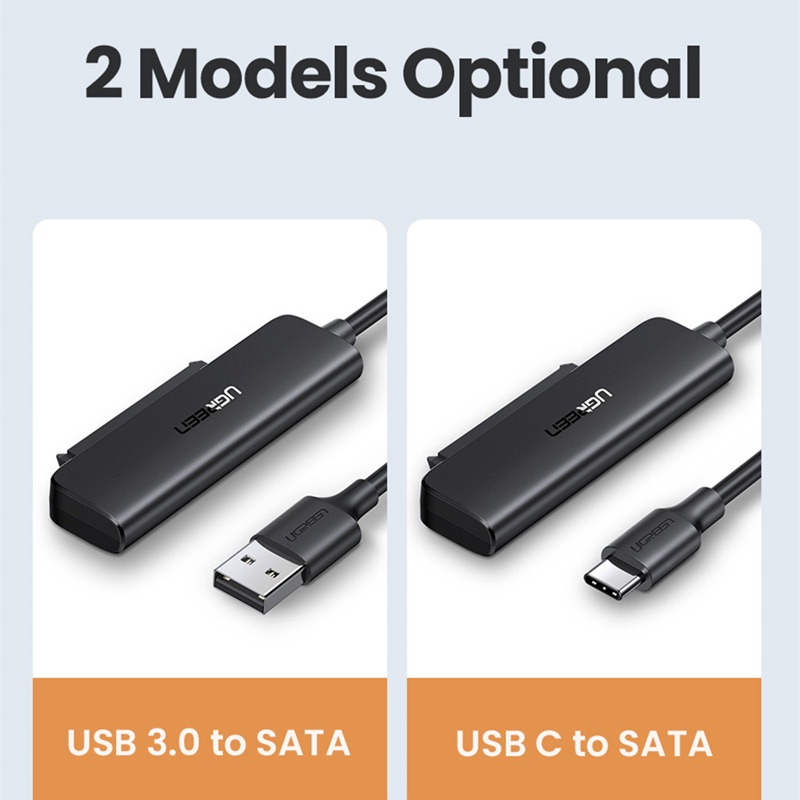 Ugreen Kabel Adapter Converter USB 3.0 Ke SATA 5Gbps Untuk Hard Disk HDD SSD Eksternal 2.5 &quot;