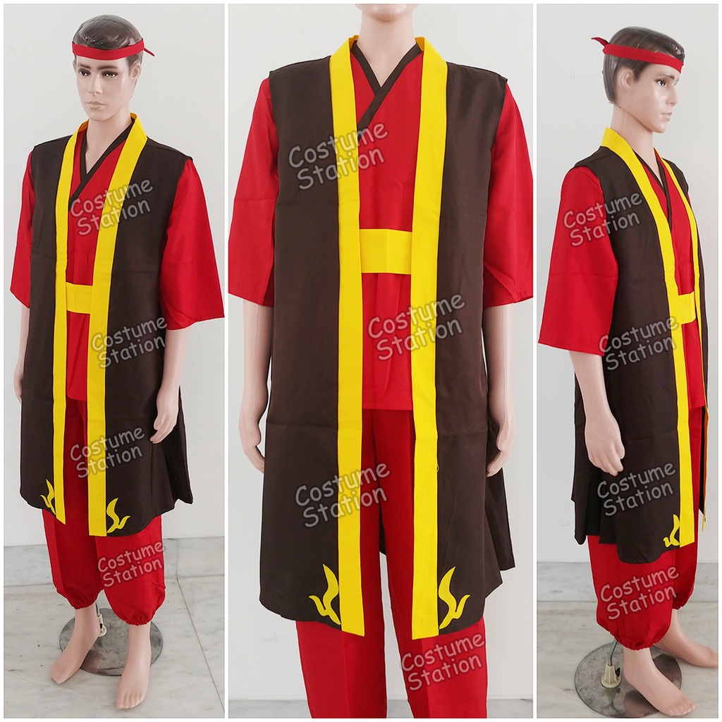 Kostum Prince Zuko Avatar The Last Airbender / Costume Fire Bender Dewasa