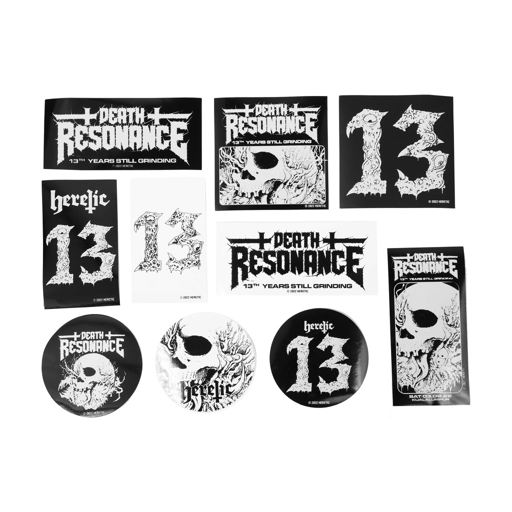 Heretic - Sticker Pack - Death Resonance