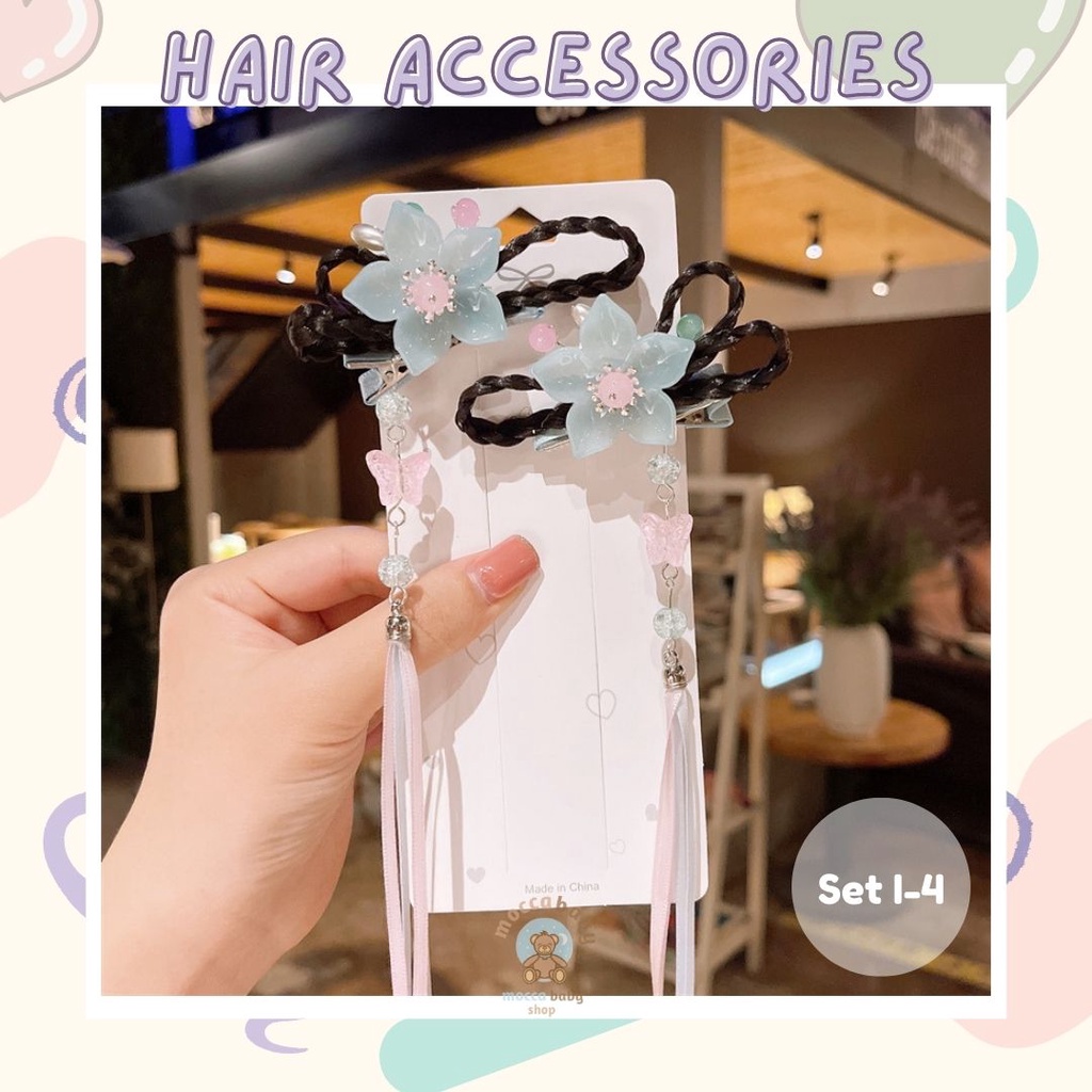 MBSS - JEPIT HUANZOU Set Jepit Korea Jepit Rambut Hair Clip Anak Perempuan