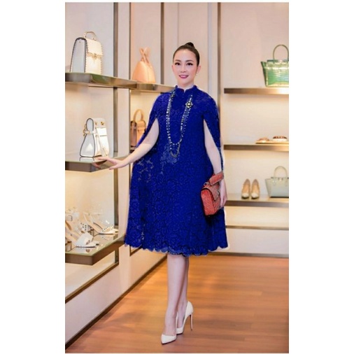REALPIC 3 UKURAN M L JUMBO DRESS MARTHA BRUKAT LAPIS FURING FASHION PAKAIAN WANITA KR ADA VIDEO REAL PICT