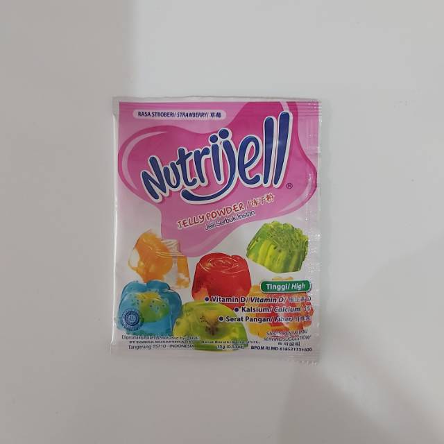 Nutrijell Jelly Strawberry 15 g