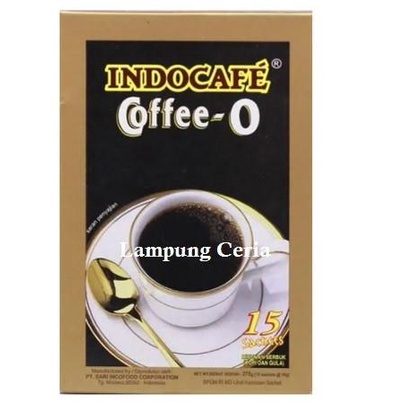 

INDOCAFE COFFEE O 15 SACHET X 18 GR KOPI HITAM