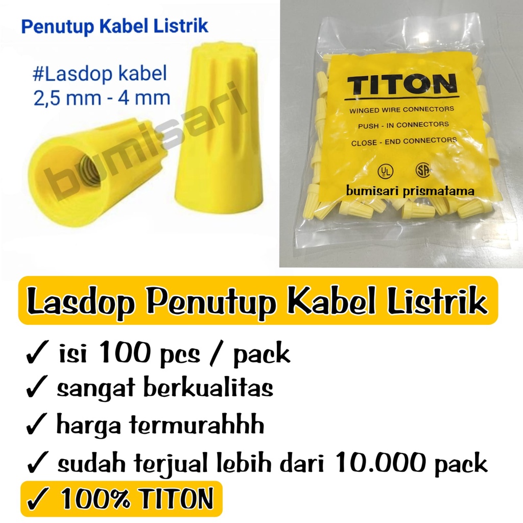 Lasdop Titon / Lasdop murah / Penutup kabel