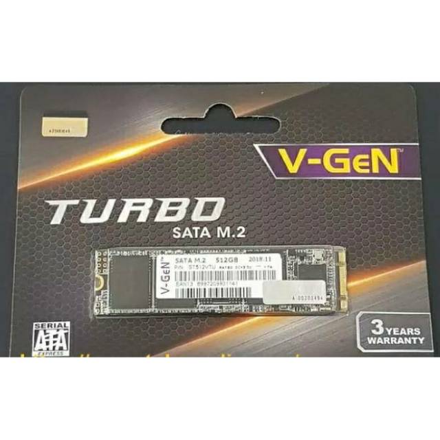 V-GEN SSD M.2 SATA 512GB TURBO M2 512 GB VGEN 2280 bukan 480gb / 500gb