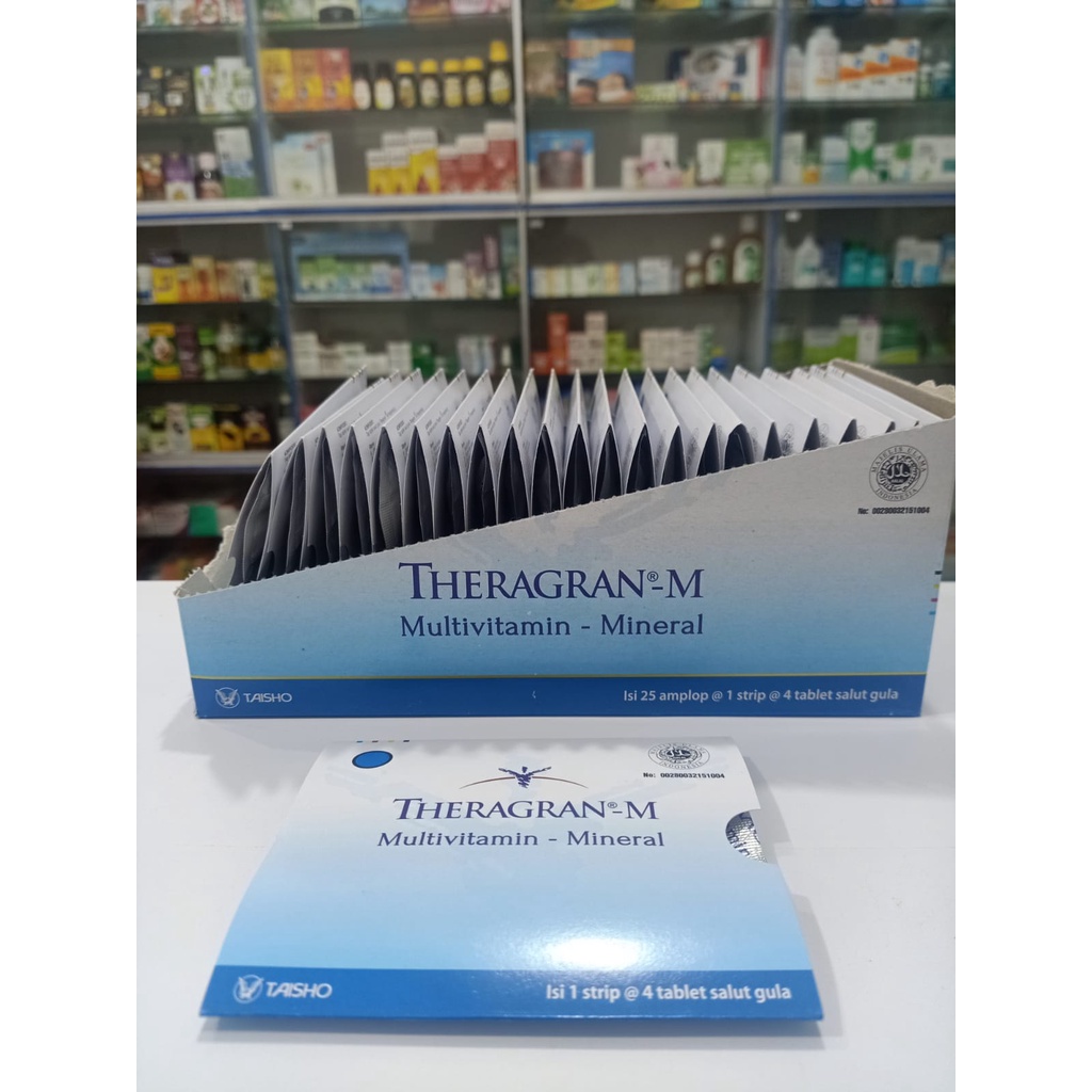 Theragran M Theragan Theragran-M Multivitamin dan Mineral Penyembuhan Setelah Sakit