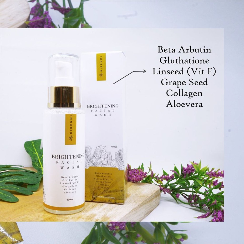 BI Wash Bigenmi/ Facial wash Bigenmi/ Sabun Collagen pencerah wajah