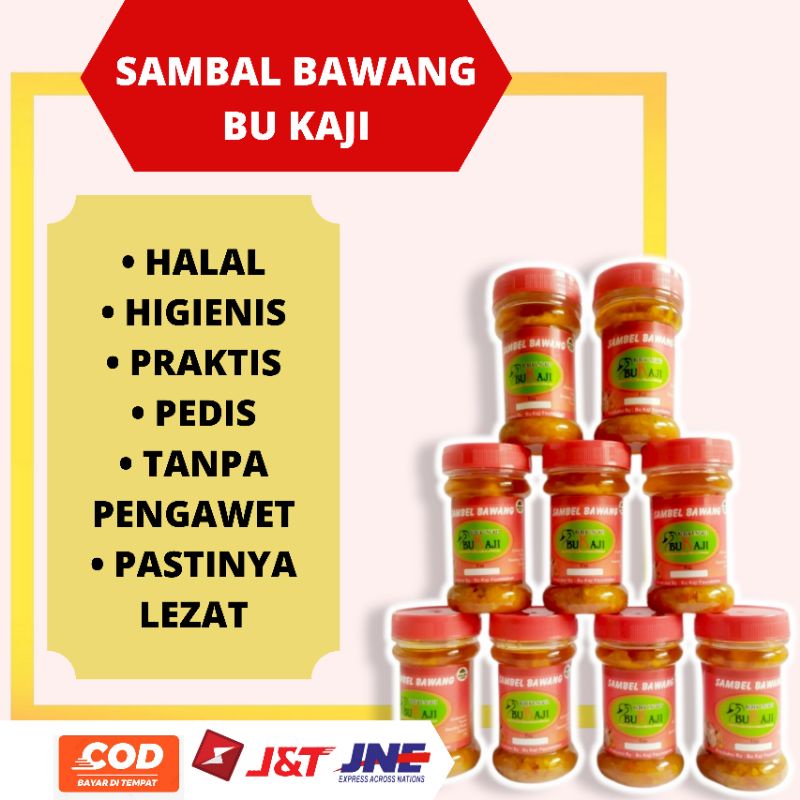 

COD TERMURAH SAMBAL BAWANG BU KAJI