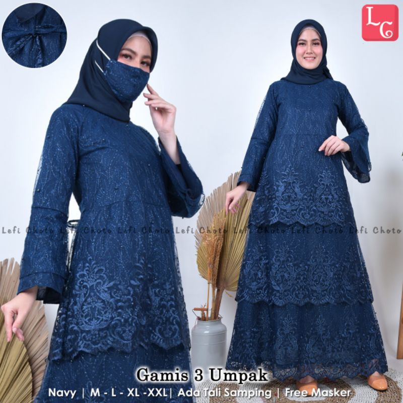GAMIS 3 UMPAK/GAMISMODERN/GAMIS KEBAYA/GAMIS MURAH/KEBAYA MURAH/KEBAYA MODERN/BAJU PESTA/BAJU WISUDA