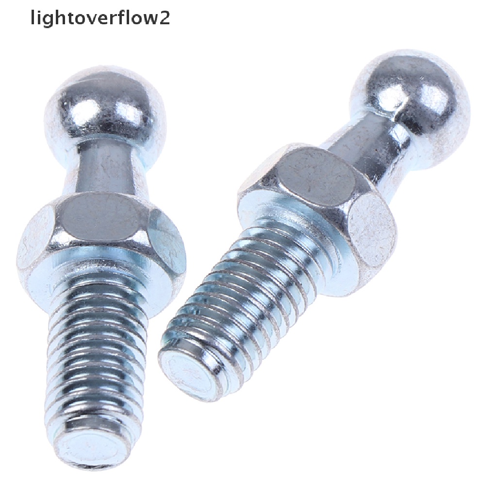 (lightoverflow2) 2pcs Pin Sambungan Kap Mesin Mobil M8 10mm GSF47