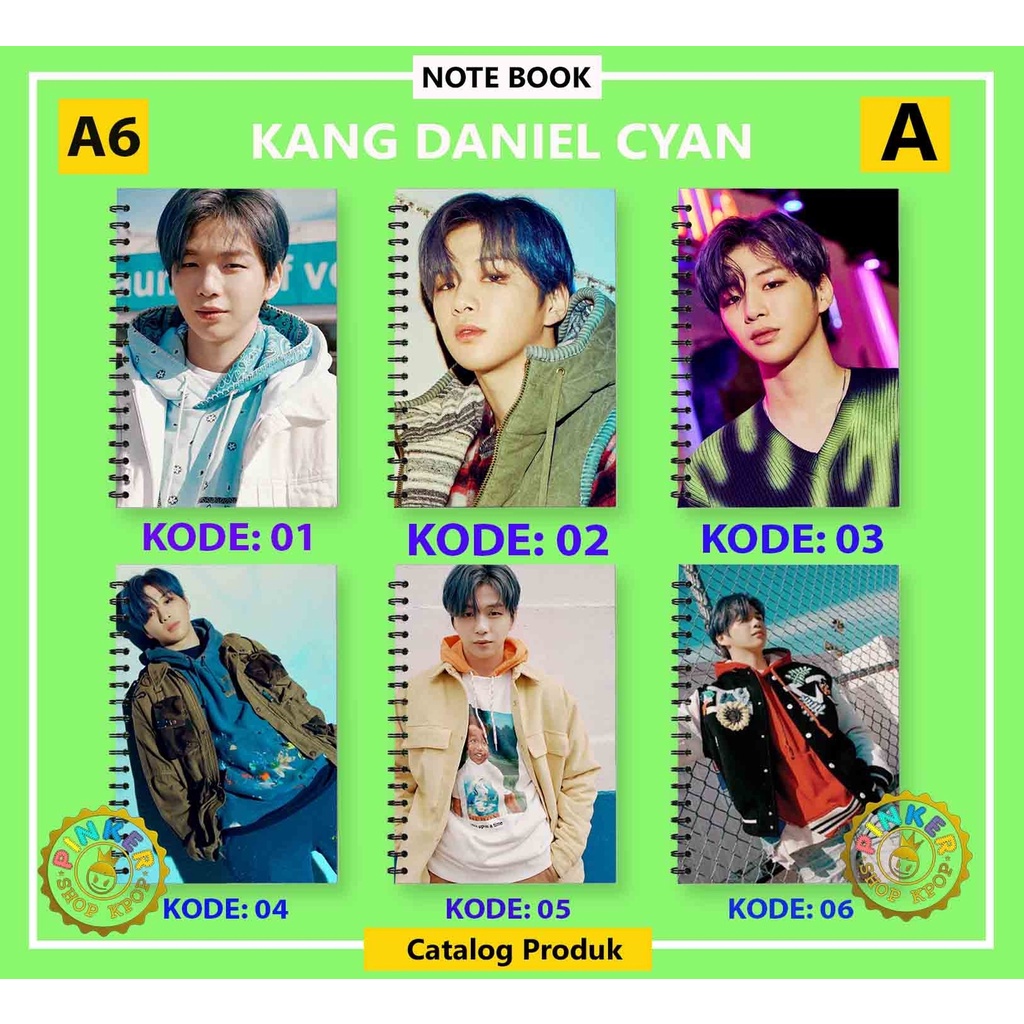 

Note/Notebook KANG DANIEL CYAN 2 SISI