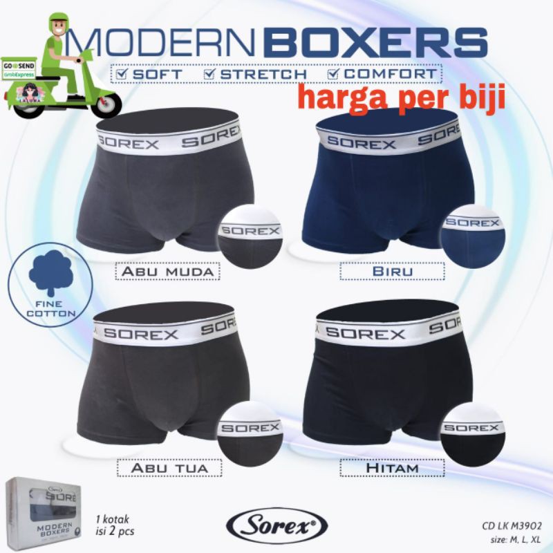 Sorex Man Boxer LK M 3902 S,  M,L,XL harga perbiji