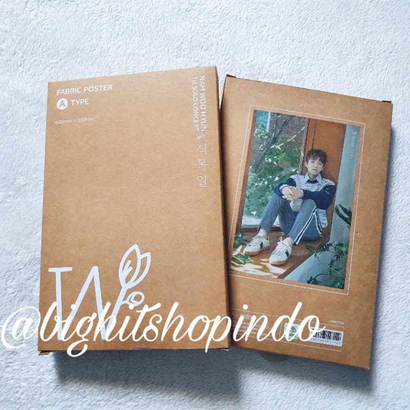 [READYSTOCK] NAM WOOHYUN 1ST SOLO CONCERT OFF MERCH - FABRIC POSTER // ALBUM NAM WOOHYUN