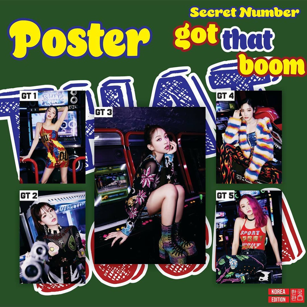 Poster Secret Number Got That Boom Dita Lea Jinny Soodam Denise KPOP