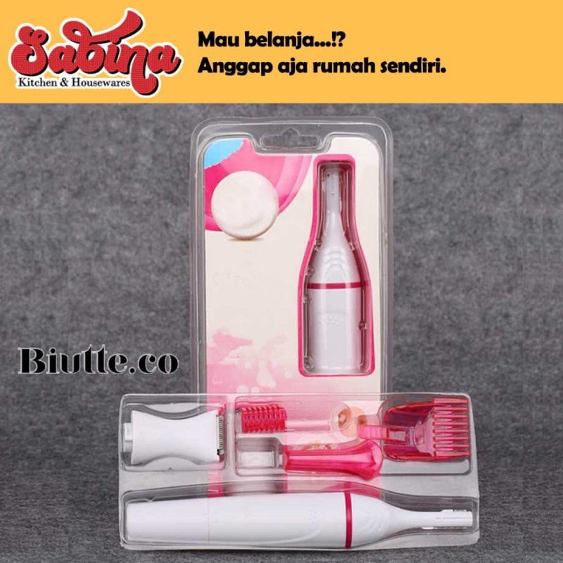 Pencukur Bulu Tubuh Elektrik Trimmer Shaver 5 in 1 Mini Portable