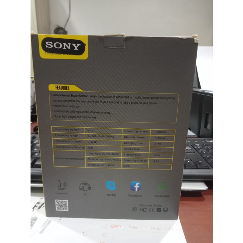 HF BLT SONY SPORT H1050