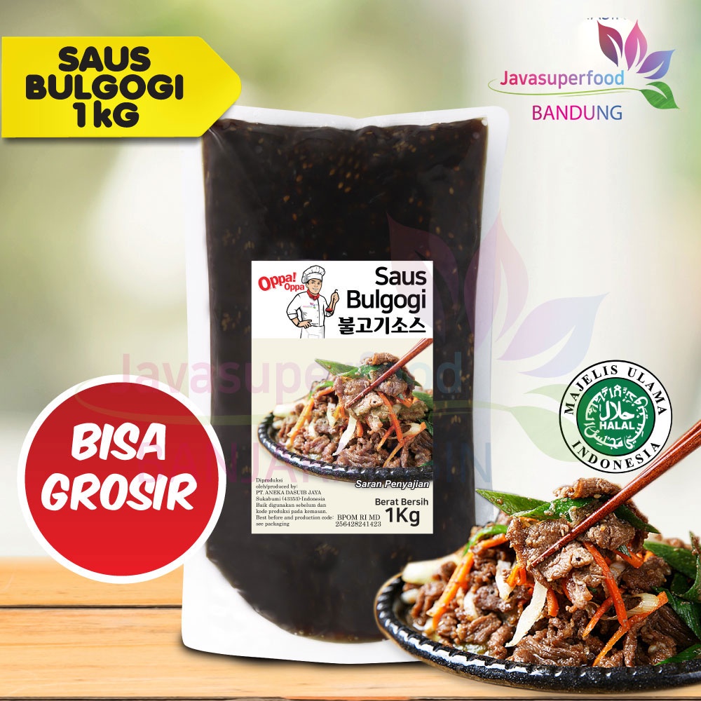 Saus bulgogi korea 1Kg / Sauce bulgogi saus daging BBQ STEAK