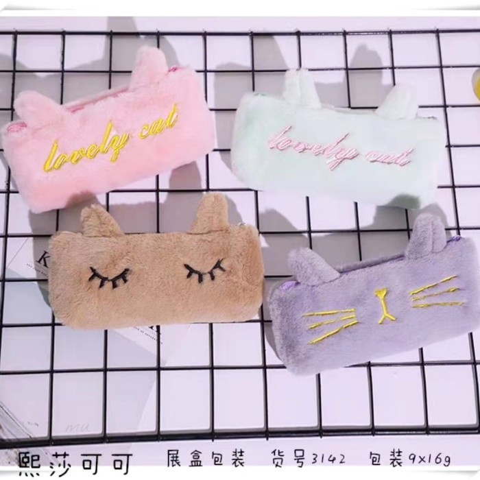 

Hari Ini Tempat Pensil Bulu Karakter 3D Cat Pencil Case Korea Style Smiggle Sale!!!