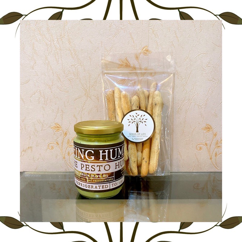 

Pesto Hummus Set Stick Crunchies (Original,Cheese,Herbs)