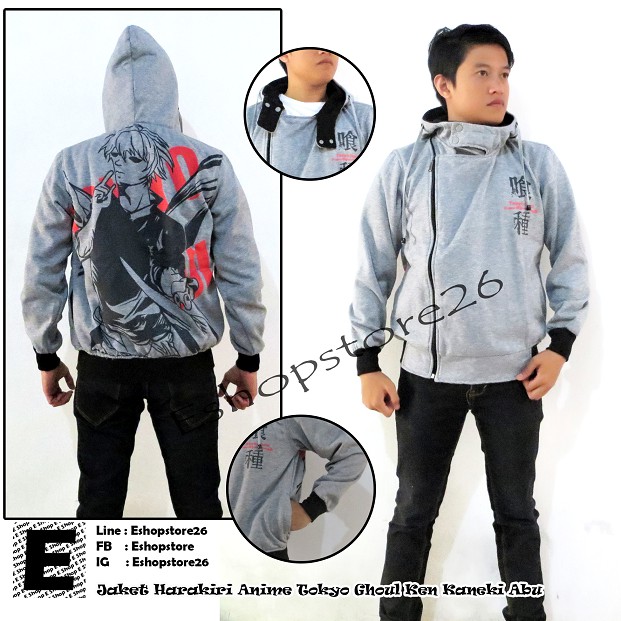 Jaket Harakiri Anime Naruto yondaime Hokage Merah