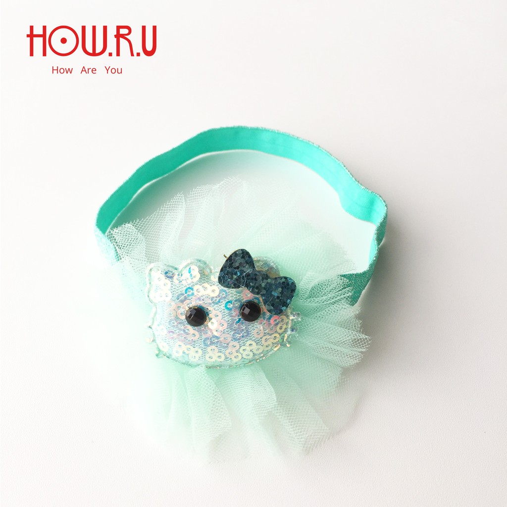 HOW.R.U | Bando Lucu Elastis Untuk Bayi Motif Hello Kitty 0819B