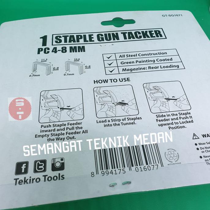 

Diskon Staples Staple Hekter Gun Tacker Tembak Manual Gun Tacker Tekiro Smtt1 Ayo Beli