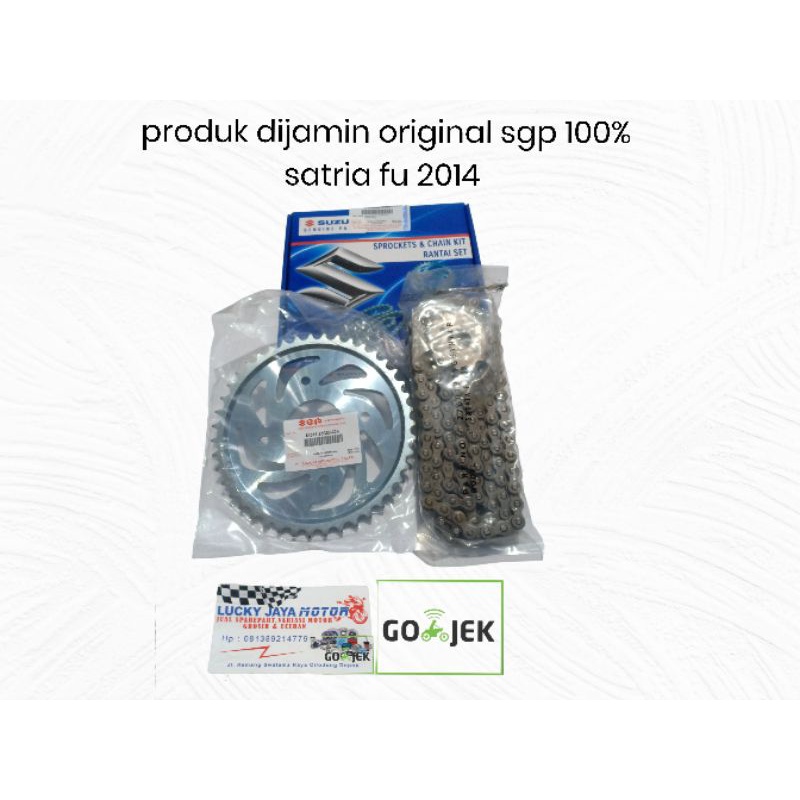 gear paket set satria fu new 2014 produk dijamin original sgp