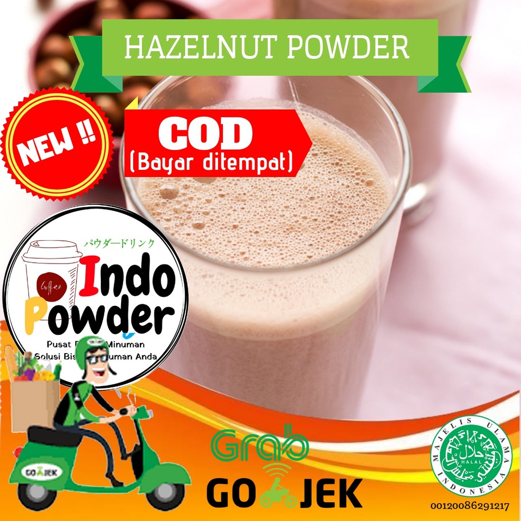 Hazelnut powder 1Kg / Powder Hazelnut 1Kg / Bubuk Hazelnut / Bubuk Minuman Hazelnut / Hazelnut