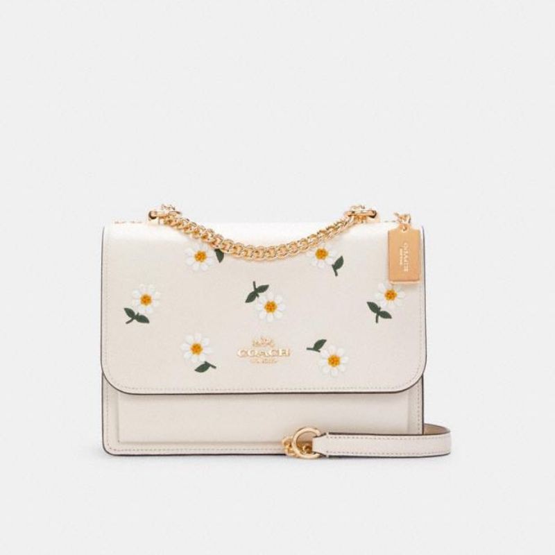 [Booked] Pre-Loved Coach Klare Crossbody With Daisy Embroidery