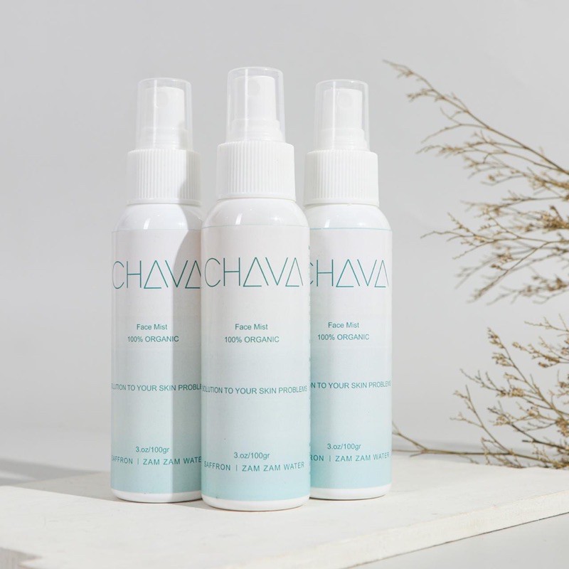 [READY STOCK] Chava Facemist by Chaiza 100ml Facemist Saffron dan Zam zam water