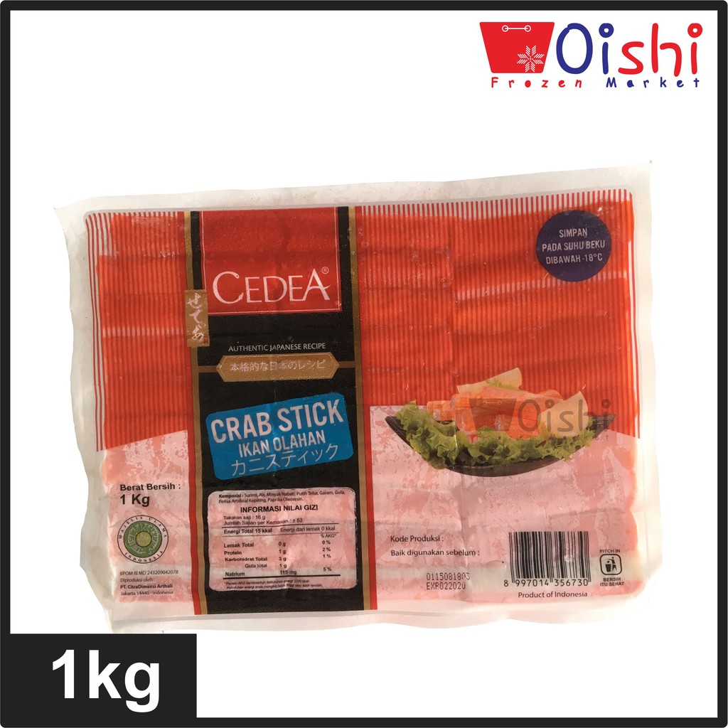 

Cedea Crab Stick Stik Kepiting 1kg