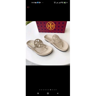 Tory Burch Off White Classic Wide Thick Bed Flip Flops STB22-06