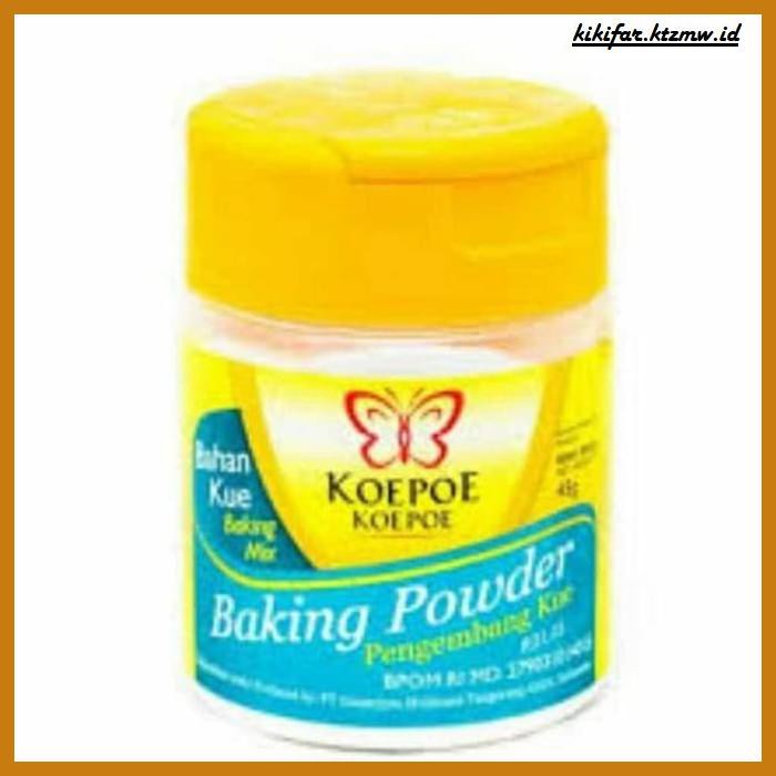 

Redwop-Gnikab- Koepoe Koepoe Baking Powder 45 Gram -Hallall.