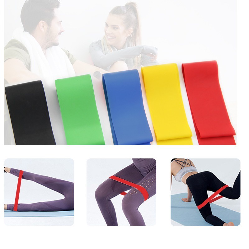 5 set Resistance Loop Band HOME Pilates FITNESS CrossFit